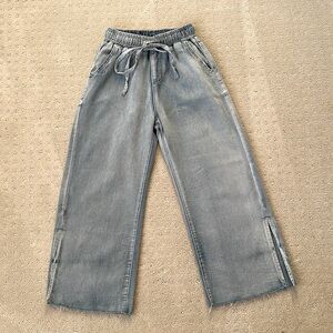 NWOT POL wide leg cropped jeans